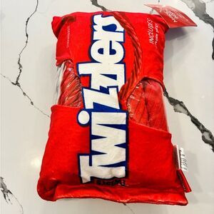 Twizzlers Red Plush Pillow with More Inside